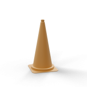 Traffic cone | yellow | yellow | Height: 750 mm